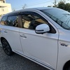 ●朝16℃、秋になってきましたが、昼は26℃夏日予報です。　　　　　　　●愛車アウトランダーPHVの写真（もう6年購入して経ちます）　　　●本日胃カメラ