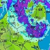 台風にやり込められて