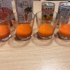 にんじんジュース飲み比べ