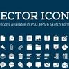 無料のベクターアイコンセット「400+ Free Vector Icons for Designers」