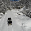 ジムニー　群馬県北部　雪道ドライブ