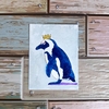 水彩画634枚目｢キングになりたいペンギンさん｣