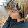 動きを感じるヘアカラーデザイン【ハイコントラストカラー】