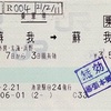 房総半島一周の乗車券