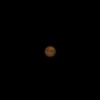20180731 0時ごろの大接近の火星＠ベランダ