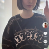 超有名な女優＜川口葵＞さんがtiktokで着用している有刺鉄線の黒のTシャツ？！7月8日