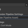 Builtin Render Pipeline から Universal Render Pipeline (URP) に切り替える方法