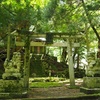 霊仙山の麓、落合神社にて。