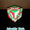 ルービックキューブで模様を作りました！　Rubik's Cube art design