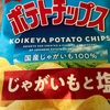 湖池屋　ポテトチップス　じゃがいもと塩だよ