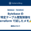 Bytebase の特定テーブル閲覧制御を Terraform で試したメモ✍