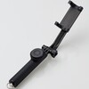 スマホ用自撮り棒『エレコム：45cm/回転ホルダータイプ(P-SSBRBK)』購入。