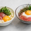 山かけマグロ丼＋角切り長芋マグロ丼のレシピ