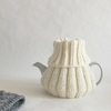 【DIY】冬の白小物。タートルネックのティーポットカバー<tea cozy>