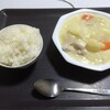 白い夕飯