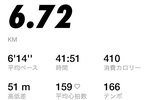 29度の猛暑の中のランニングで1kgの汗かいた