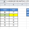 【簡単】vlookup 複数条件は不可　でもすぐにできる代替手段！（MATCH関数・INDEX関数を使う）