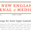 【論文】上部消化管出血に対する内視鏡のタイミング