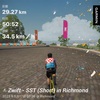 本日の自転車活動 Zwift - SST (short) in Richmond 2023年5月17日（木）