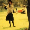 絵画　『James-Joseph-Jacques Tissot「Le croquet」』