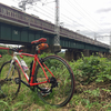 強風平地ライドのお楽しみは阪急桂川鉄橋で鉄分補給