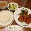 「オリンピア」Ａランチ、フレンチカツ＆ハムカツトマトソース