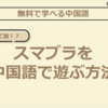 【図解】スマブラで学ぶ中国語②　马力欧って誰！？