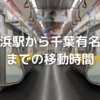 横浜から千葉有名中学への移動時間【1月中学受験に向け】