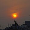 土曜の夕日