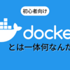 Dockerとは一体何なんだ？【初心者向け】