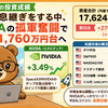 8月6日朝の投資成績（市場が息継ぎをする中、NVDAの孤軍奮闘で資産は1,760万円台へ）
