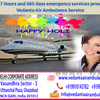 Book Immediate and fastest Ambulance Service provider of India- Vedanta Air Ambulance