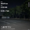 おそらく2023年最初で最後の30km走完遂