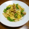 春キャベツのパスタ④和風ソース