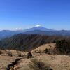 大菩薩嶺から雁ヶ腹摺山その２（牛奥ノ雁ヶ腹摺山→黒岳→大峠→雁ヶ腹摺山→姥子山→金山峠→遅能戸バス停） 