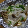 酒のあてにいかが（160）豆腐とキノコのホイル焼き