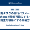 非同期タスクの実行パラメータをAthenaで検索可能にする 〜障害調査を容易にする実装方法〜