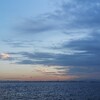 大阪湾の夜明け