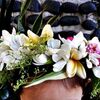 タヒチ風「花の冠」の作り方【タヒチアンダンス・記念撮影などに】