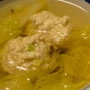  鶏挽肉団子と白菜のスープ