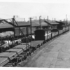 昭和43年の国鉄長野貨物駅　貨車と積み下ろし風景