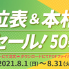 明日で終了～吉方位表＆本相性表半額セール