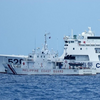 フィリピンの巡視船が4月30日（日）スプラトリー諸島の近くで中国の沿岸警備隊船と衝突しそうになった。