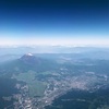 富士山　飛行機から