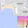ハザードマップ）南海トラフ地震臨時情報（巨大地震注意）発表。シギ・チドリ観察場所津波浸水の可能性。南芦屋浜、香櫨園浜、甲子園浜、武庫川河川敷、尼崎の森中央緑地、淀川河川敷、大阪南港野鳥園。