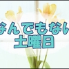 日なたでのんびり過ごしてる何でもない土曜日の純日記。