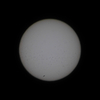 Nikon用の望遠ズームで太陽を