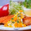 サーモンフライ タルタルソース添え＆照り焼きジャーマンポテト