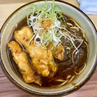 六文そば（中延）カレーそば＋とり天