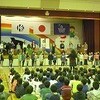 音楽朝会（４年生発表）